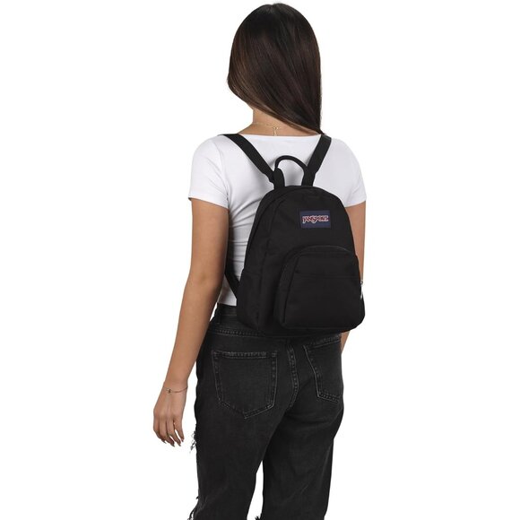 Durable Half Pint Mini Backpack - Water-Resistant, Adjustable Straps, Black - Picture 7 of 7